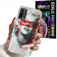 ETUI DO XIAOMI REDMI 9T - Monroe MODNE KOBIECE WZORY + SZKŁO