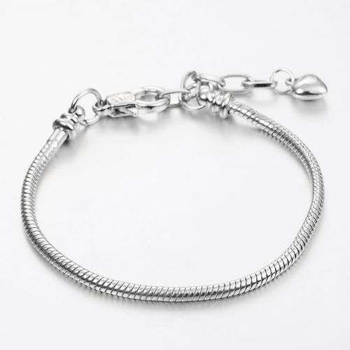 SREBRNA BRANSOLETKA DAMSKA MODUŁOWA DO CHARMS 925 ZESTAW DO ROBIENIA na Arena.pl