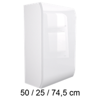 Szafka łazienkowa wisząca z półkami 50/25/74,5 cm