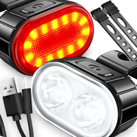 Oświetlenie rowerowe ŚWIATŁO TYLNE PRZEDNIE LAMPA MOC 800 lm akumulator