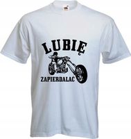 Koszulka PREZENT z nadrukiem LUBIE ZA motocyklisty