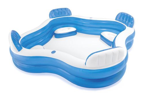 Basen dmuchany z siedzeniami 229 x 229 x 66 cm Intex 56475 na Arena.pl