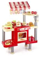 Dziecięcy sklep - budka z jedzeniem, kuchnia  z wyposażeniem Kids World