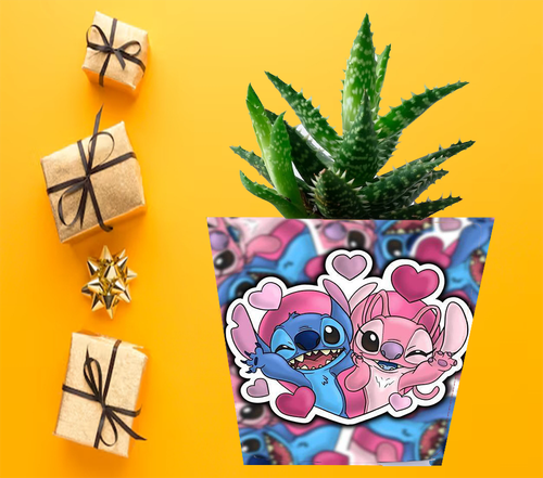 Doniczka do kwiatów/roślin - Lilo i Stich na Arena.pl