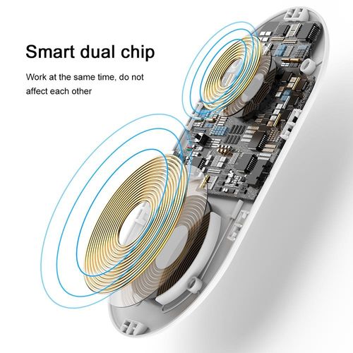 Baseus ładowarka indukcyjna Smart 2w1 biała na Arena.pl