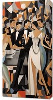 Obraz 50x100cm Bal w Art Deco