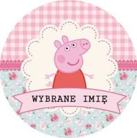 Opłatek na tort Urodziny Świnka Peppa Postać Okazjonalny