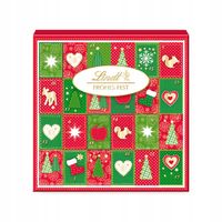 Lindt Kalendarz Adwentowy Merry Christmas pralinki LINDOR czekoladki 115g