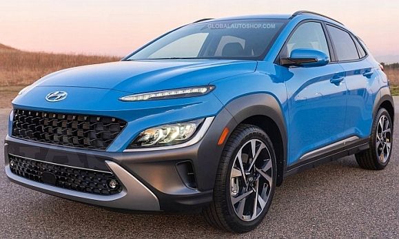 Hyundai Kona -Chromowane Listwy Grill Chrom Atrapy Zderzaka Tuning zdjęcie 5