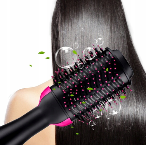 Szczotka suszarka S12 czarno-różowa na Arena.pl