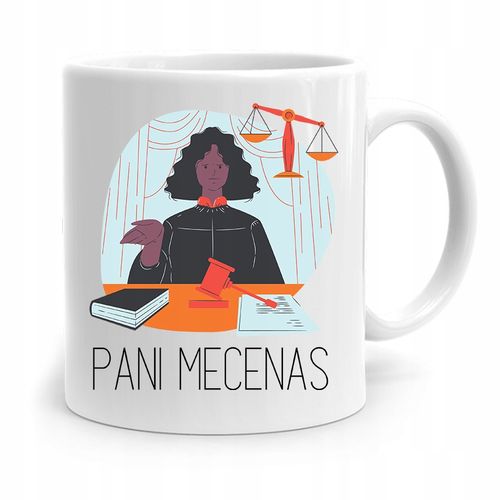 Kubek Dla Prawnika Mecenasa Pani Mecenas Prezent Z Nadrukiem Ze Zdjęciem na Arena.pl