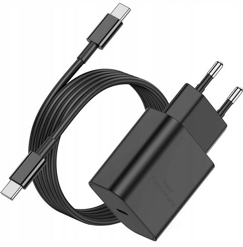 SZYBKA ŁADOWARKA DO TELEFONU SAMSUNG KOSTKA 25W + KABEL USB-C 1M na Arena.pl