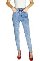 New Look Jasne Melanżowe Jeansy - 34 / XS