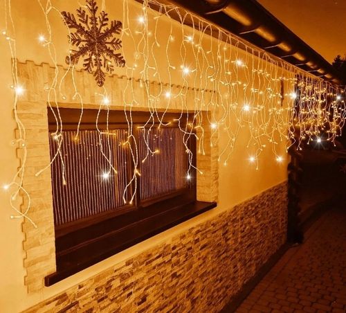 SOPLE FLASH 500 LED ZEWNĘTRZNE BIAŁE CIEPŁE CHOINKOWE lampki z Flashem na Arena.pl