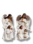 Figura Jezus Z Dziewczynką 20 Cm – Komunia, 340 G (0,34 Kg)