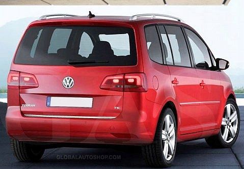 Volkswagen Touran - Chromowane Listwy Grill Atrapy Zderzaka Tuning zdjęcie 3