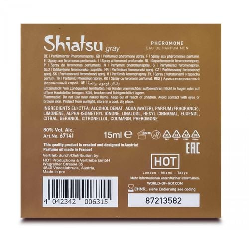 shiatsu pheromon fragrance man grey 15 ml na Arena.pl