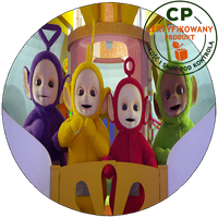 Opłatek na tort - Teletubisie