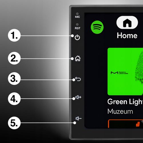 Radio samochodowe RETOO ER1075 2-DIN na Arena.pl