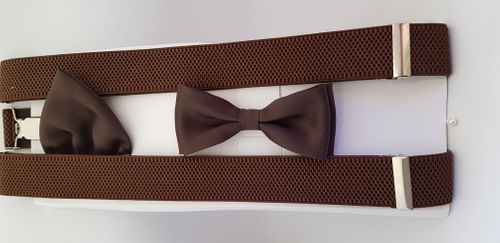 KOMPLET BRĄZOWE SZELKI Z MUCHĄ MUSZKĄ I POSZETKĄ na Arena.pl