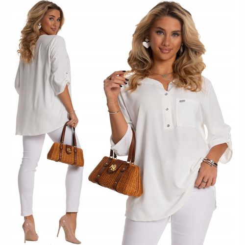 Piękna Klasyczna Rewelacyjna Kobieca BLUZKA Dużo Rozmiarów na Arena.pl