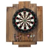 Drewniana Kaskada Osłona Ścienna John Paddle do Darta w Stylu Loftowym - Retro Vintage Silver Uniwersalny