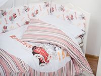Pościel Do Łóżeczka Z Ochraniaczem 100X135 Sweet Mix Racing Red