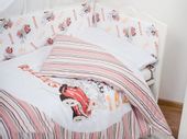 Pościel Do Łóżeczka Z Ochraniaczem 100X135 Sweet Mix Racing Red