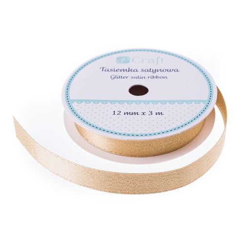 TASIEMKA SATYNOWA Z BROKATEM ZŁOTA 3M DPTA-105 DP CRAFT na Arena.pl