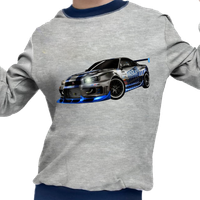 Piżama dziecięca - Samochody Nissan Skyline