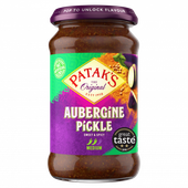 Marynowany bakłażan w oleju Patak's 312g (Brinjal pickle)