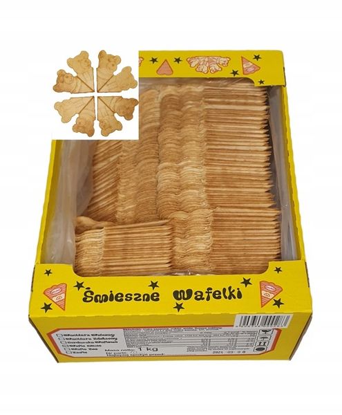 Walmag Wafle do lodów Misie 1 kg zdjęcie 1