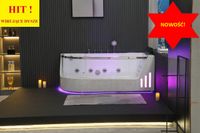 Dysze obrotowe Wanna z hydromasażem EBX-373 L prostokątna 166cmx81cmx63cm l
