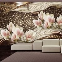 Fototapeta - Perły i magnolie 350x245