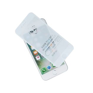Szkło hartowane Tempered Glass 5D do iPhone 7 Plus / iPhone 8 Plus białe z ramką