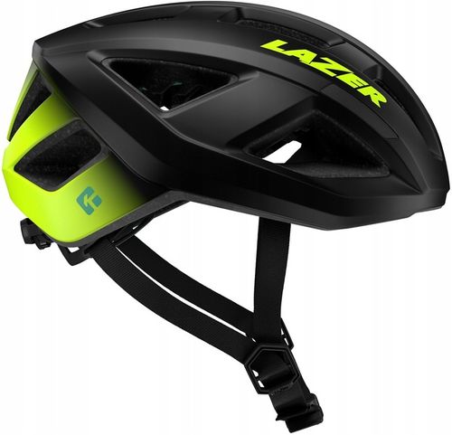 Kask Rowerowy Szosowy LAZER Tonic Czarny Mat z Żółtym roz M 55-59cm 240gr na Arena.pl