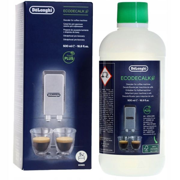 ODKAMIENIACZ DeLONGHI EcoDecalk do EKSPRESU 500ml zdjęcie 2