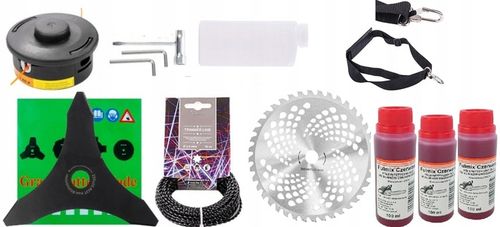 NAJMOCNIEJSZA KOSA SPALINOWA 7KM PODKASZARKA +OLEJ na Arena.pl