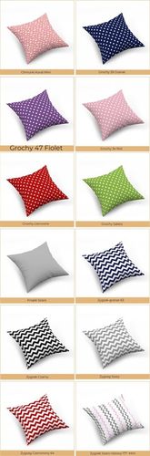 Zestaw 4 poszewek na poduszki, jaśki, 40x40 cm, 100% bawełna, mix na Arena.pl