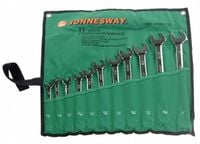 JONNESWAY KLUCZE PŁASKO-OCZKOWE CALOWE KOMPLET 11szt. W26411SA
