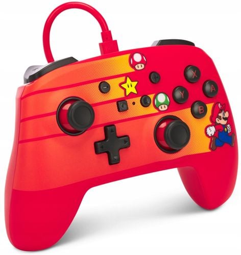 Gamepad PowerA Enhanced Speedster Mario do Nintendo Switch Przewodowy na Arena.pl