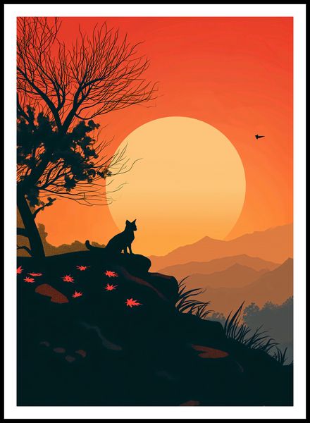 Plakat 67,5x95cm Kocie Wzgórze zdjęcie 3
