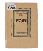 Książka Eliza Orzeszkowa Przędze seria Pisma 1950
