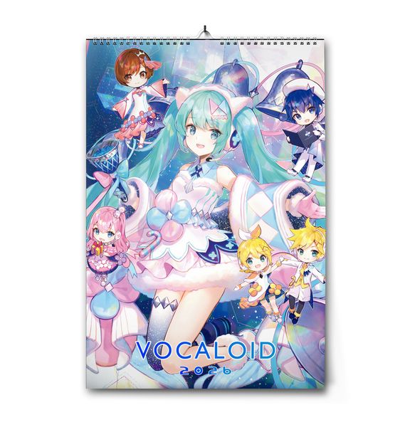 Kalendarz Vocaloid 2026 A4 zdjęcie 1