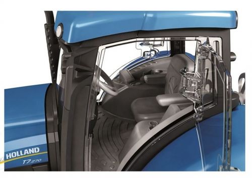 DUŻY TRAKTOR NEW HOLLAND OTWIERANE DRZWI 1:16 na Arena.pl