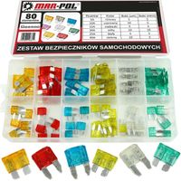 ZESTAW BEZPIECZNIKÓW SAMOCHODOWYCH 80SZ.