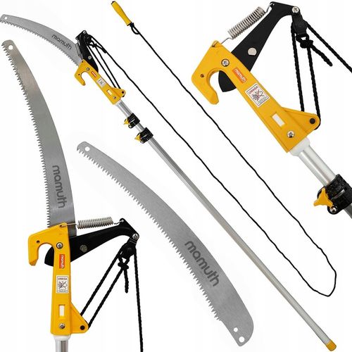 PIŁA TELESKOPOWA Z SEKATOREM NA TRZONKU 3,75m 375cm DO GAŁĘZI 2w1 na Arena.pl