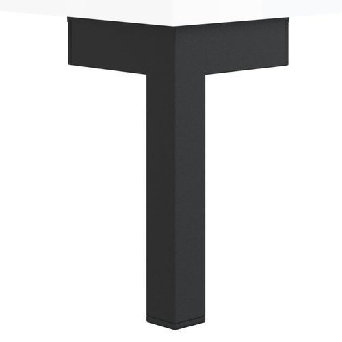 Wysoka szafka, biała z połyskiem, 69,5x31x115 cm na Arena.pl