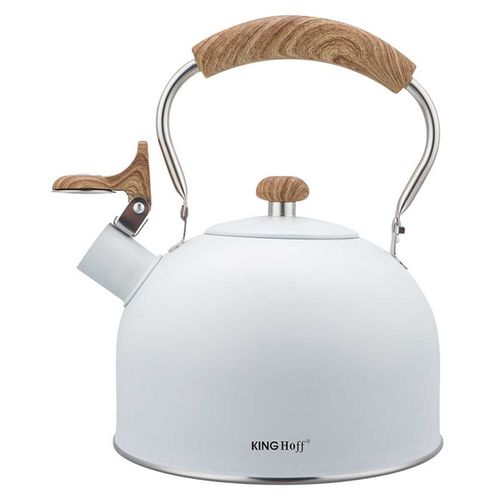 czajnik 2,5l z gwizdkiem kinghoff kh-1860 biały na Arena.pl