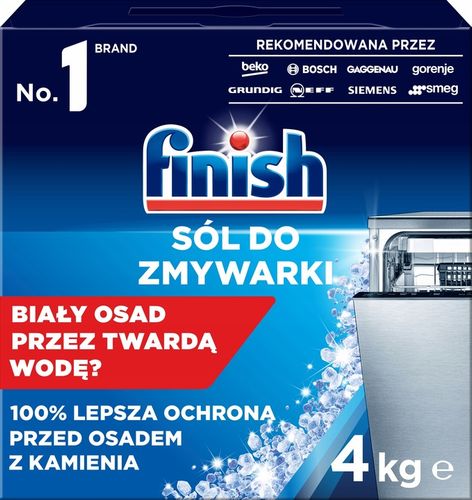 Finish Sól do zmywarki ochronna gruboziarnista do zmiękczania wody 4 kg na Arena.pl